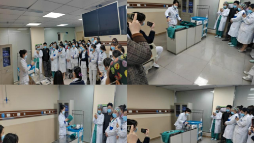 雅安仁康醫(yī)院護(hù)理部組織“無(wú)菌操作技術(shù)”培訓(xùn)會(huì)